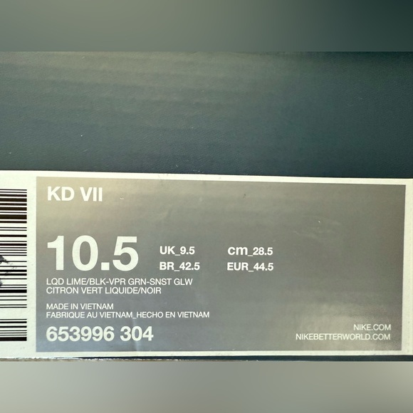 Nike KD VII men’s size 10.5 Easter - Picture 3 of 6